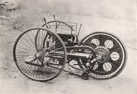 who invented the first motorcycle? and how did steam power influence early automobile development?